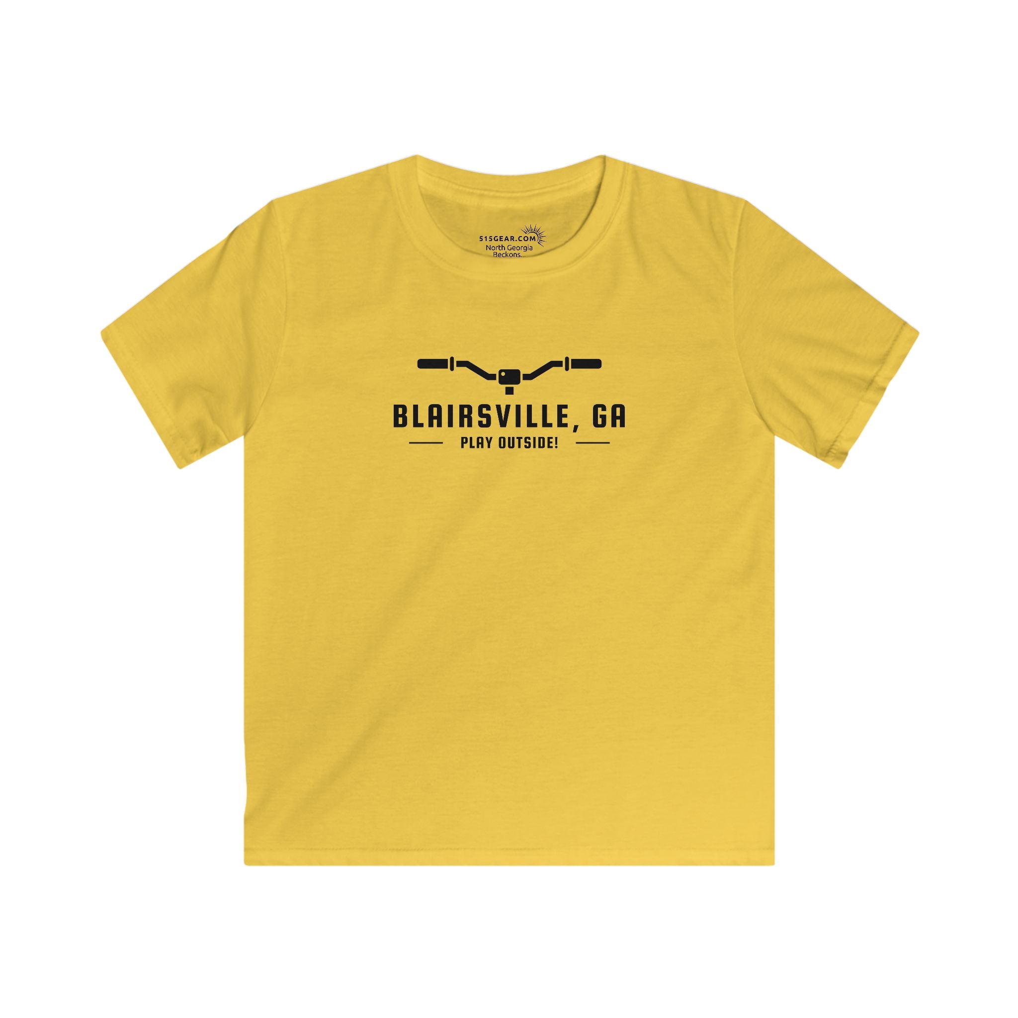Kid’s T-Shirt, North GA biking, by 515Gear.com | Blairsville, GA | Play Outside!