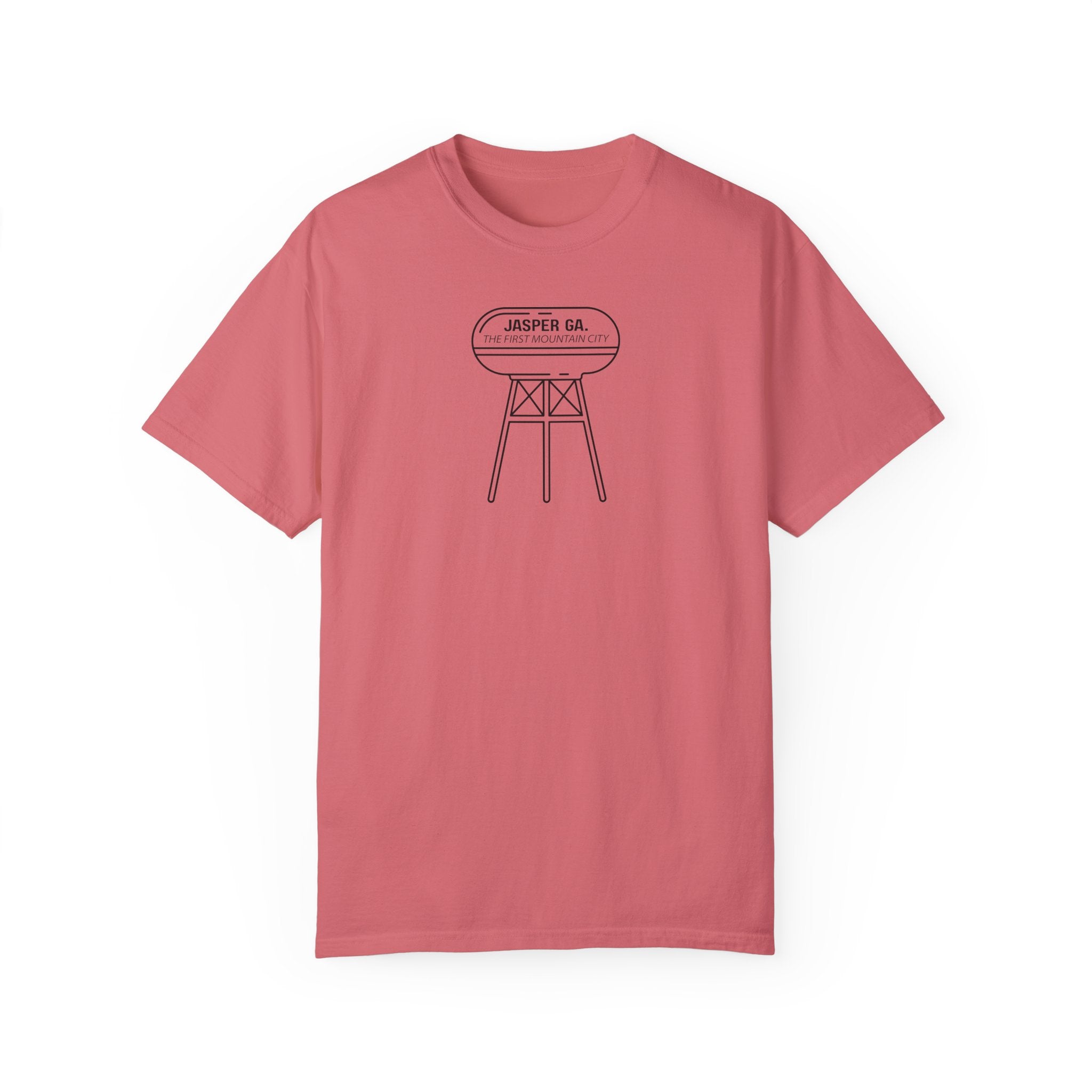 Jasper, GA "First Mountain City" Water Tower, Unisex Garment-Dyed adult T-shirt by 515Gear.com