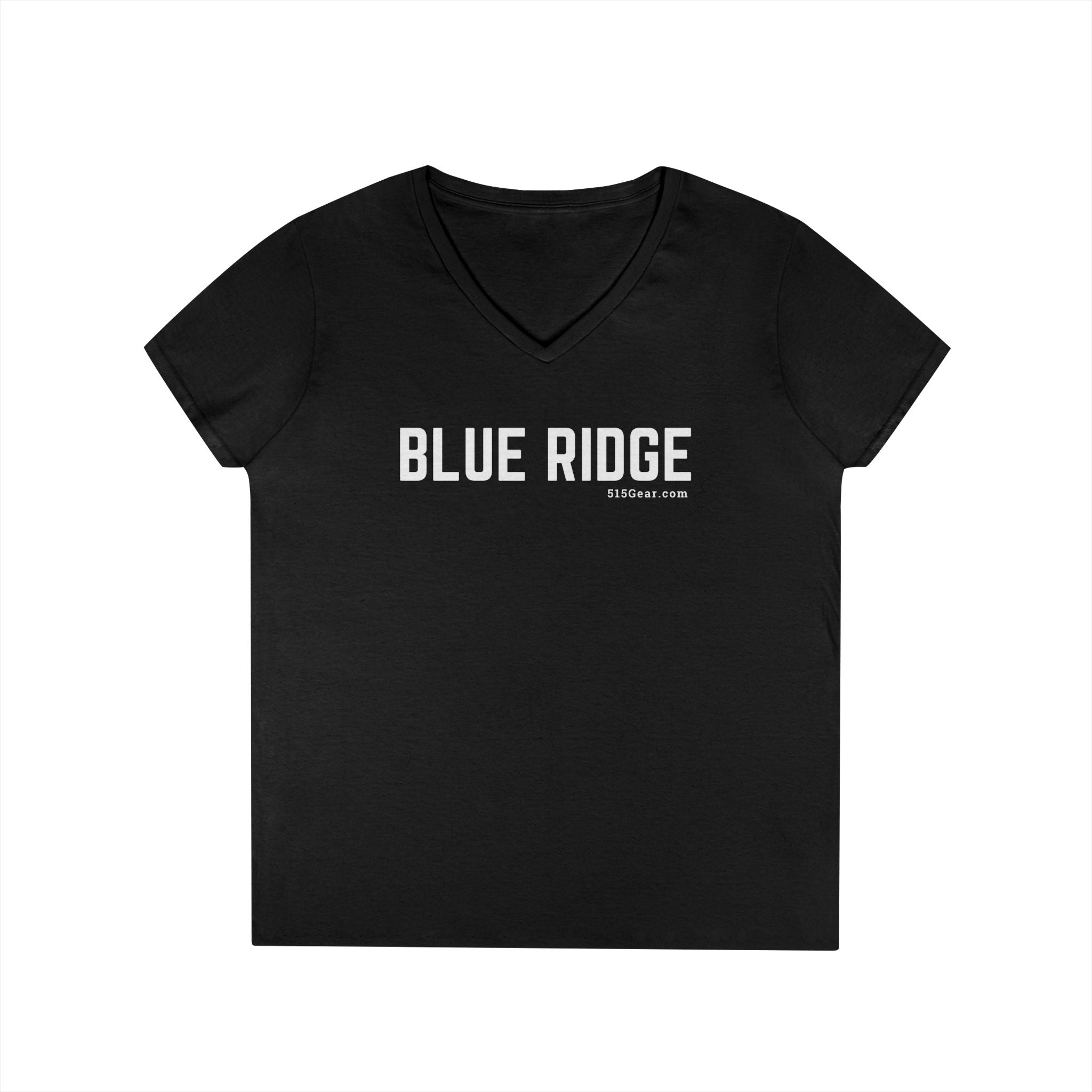 Women’s V-Neck T-shirt, by 515Gear.com | Blue Ridge, GA | Classic cotton, semi-fitted t-shirt