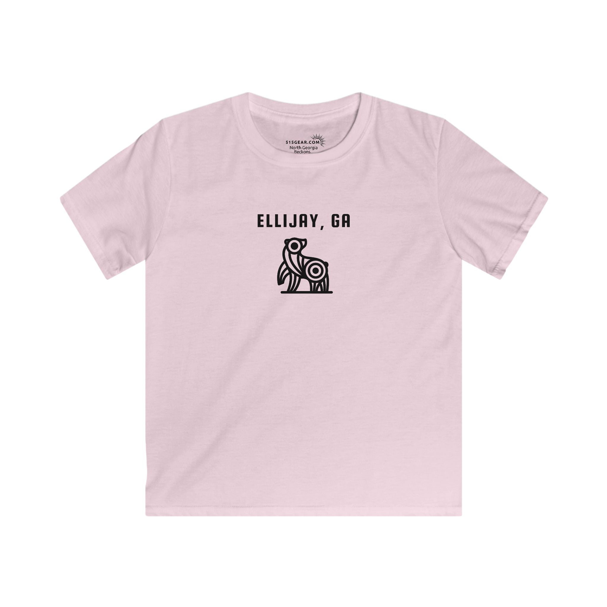 Ellijay, Georgia - Kids' Origami Bear T-Shirt