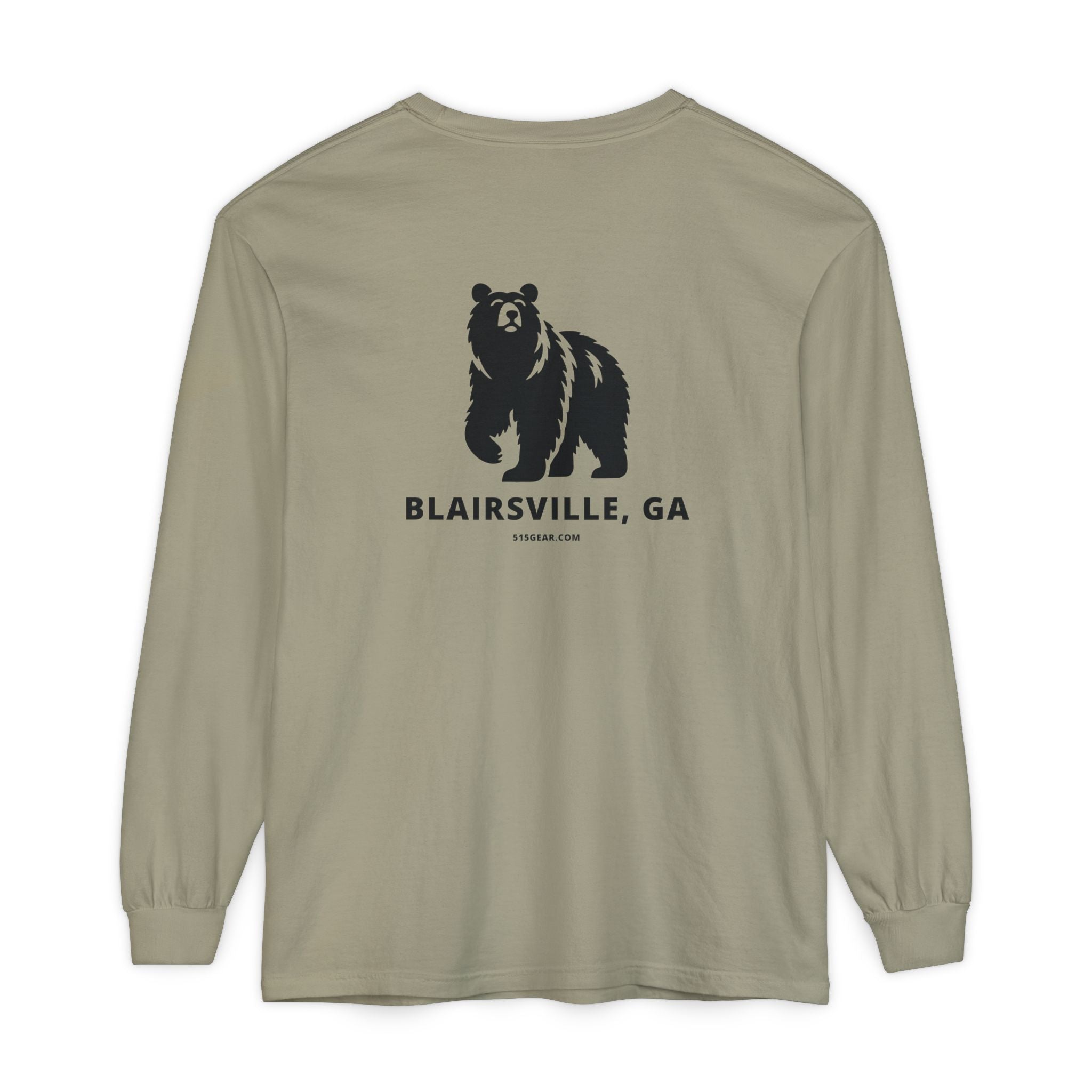 Unisex Adult Long Sleeve T-shirt, Bear Design by 515Gear.com | Blairsville, GA | Please don't feed the bears!