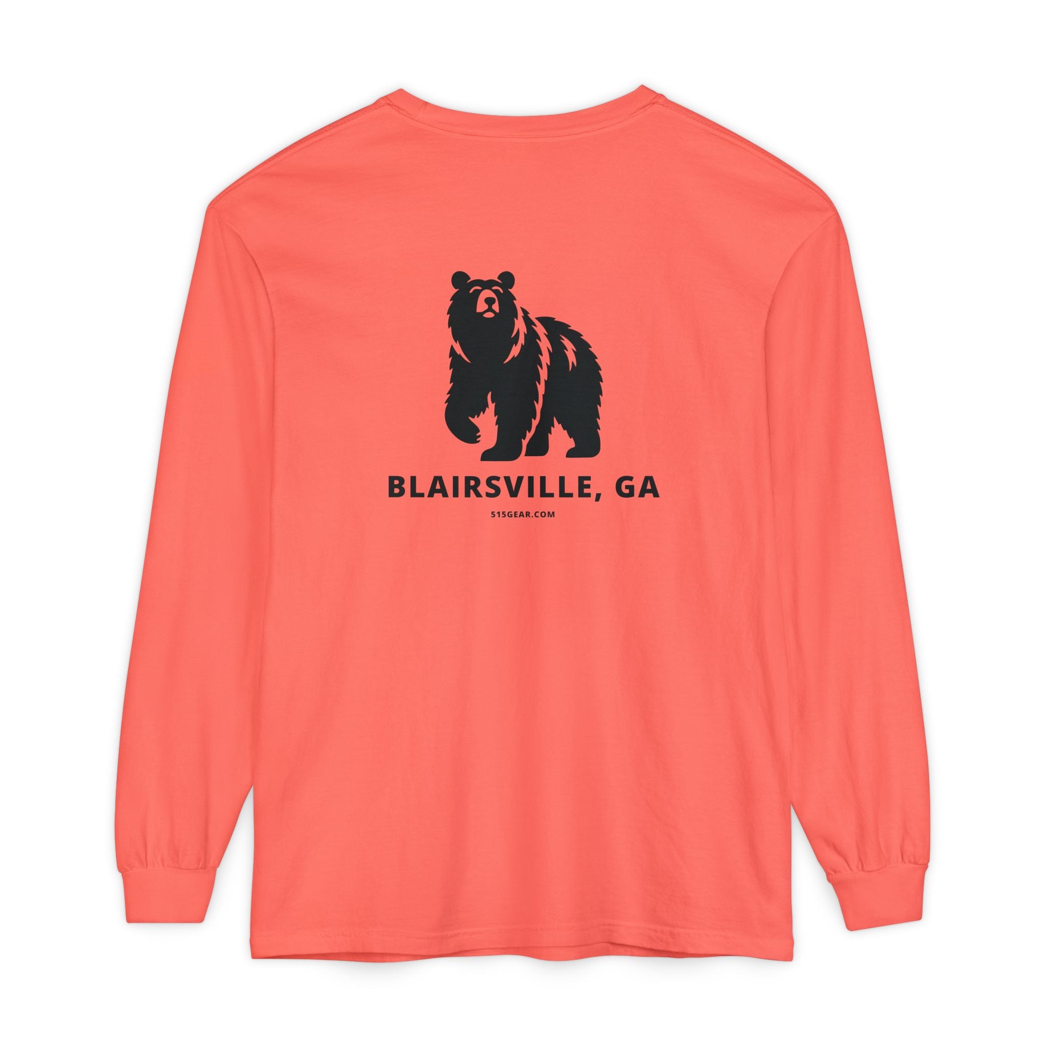 Unisex Adult Long Sleeve T-shirt, Bear Design by 515Gear.com | Blairsville, GA | Please don't feed the bears!