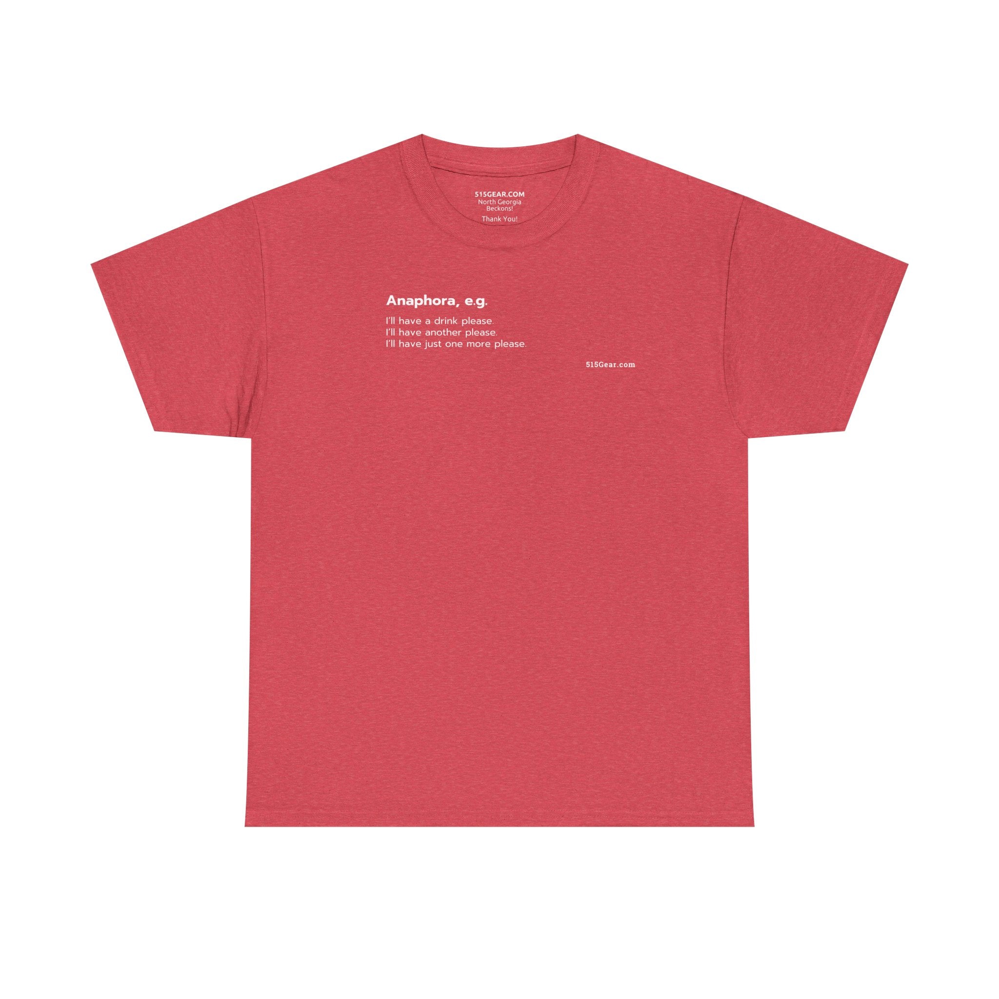 unisex adult t-shirt, word play | 515Gear.com | avoid repetition with this cool shirt