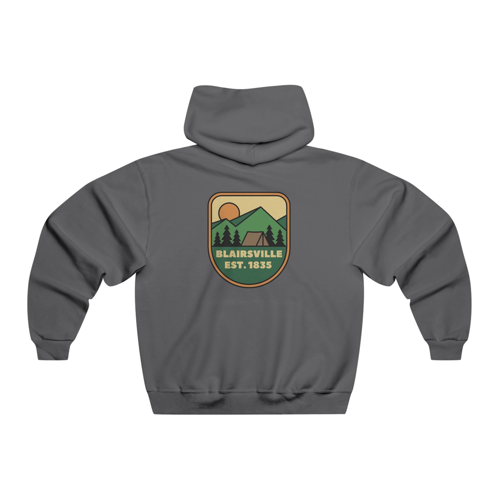 Adult Hoodies, Established 1833 by515Gear.com | Blairsville, GA | North GA Adventure Awaits!