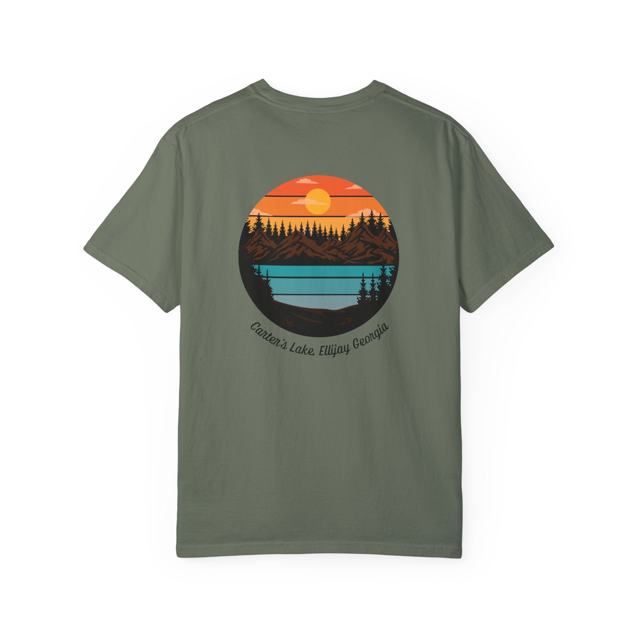 Unisex Adult T-shirt, Carter's Lake design by 515Gear.com | Ellijay, GA | Music for those who listen!
