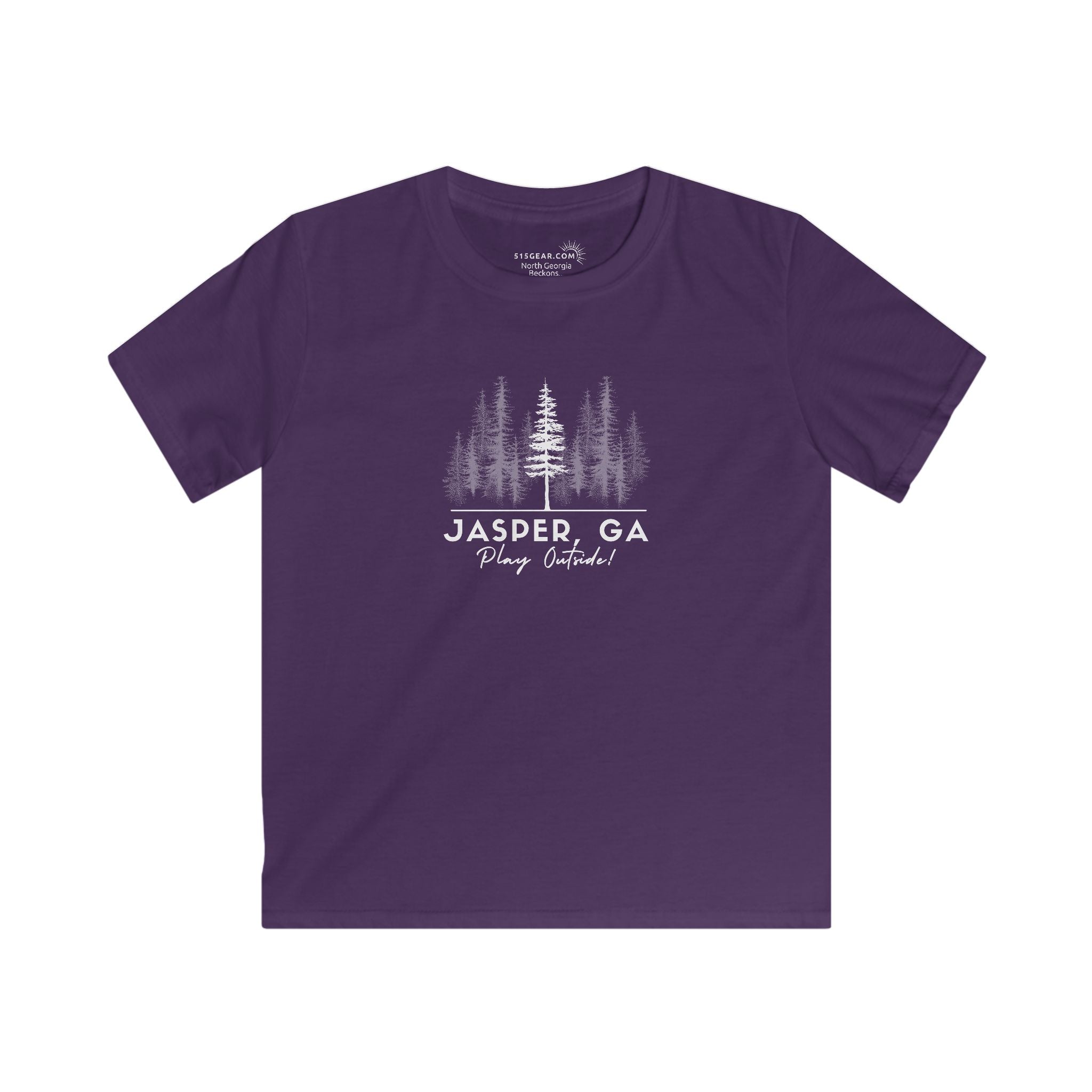 Kid’s T-Shirt, Woodland Trees by 515Gear.com | Jasper, GA | Play Outside - in the forest!