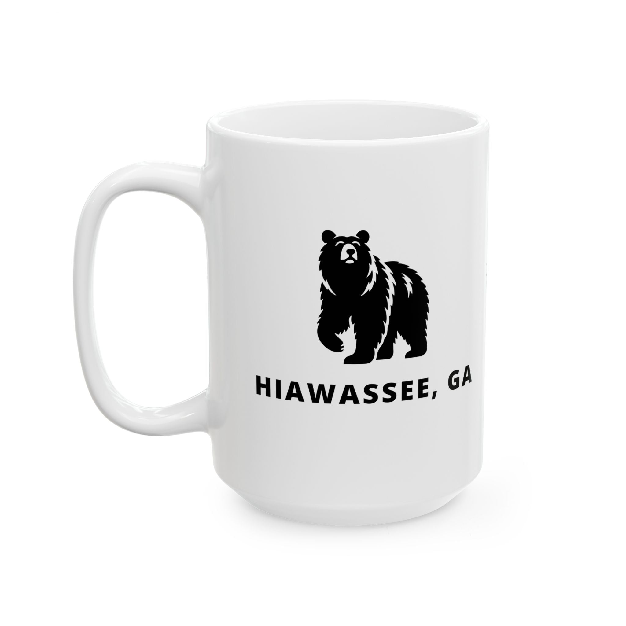 North Georgia Mountains, Hiawassee Coffee Mug – Black Bear Collection (11oz, 15oz)