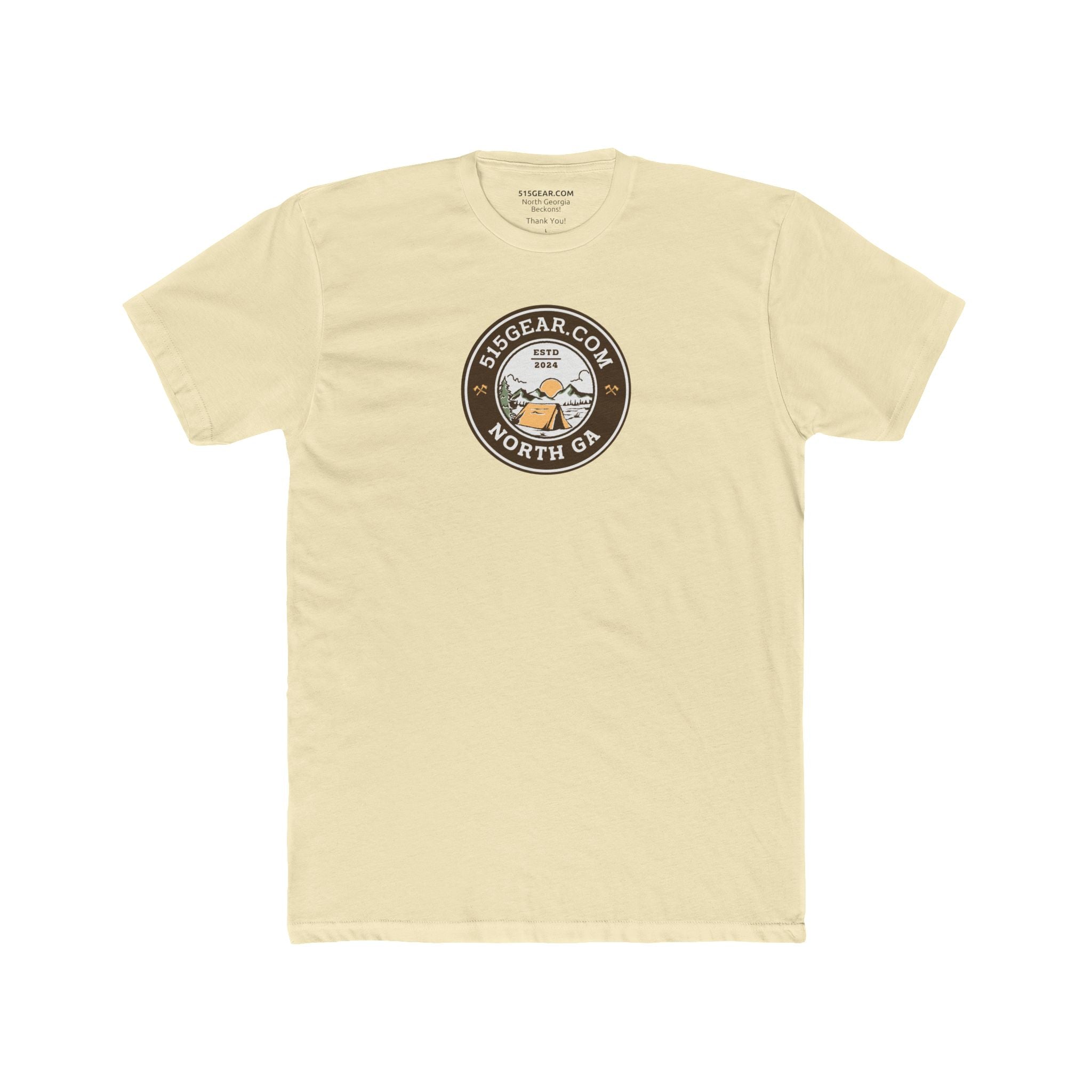 unisex adult T-shirt, Campsite graphic | 515Gear.com | Your North Georgia Adventure awaits!