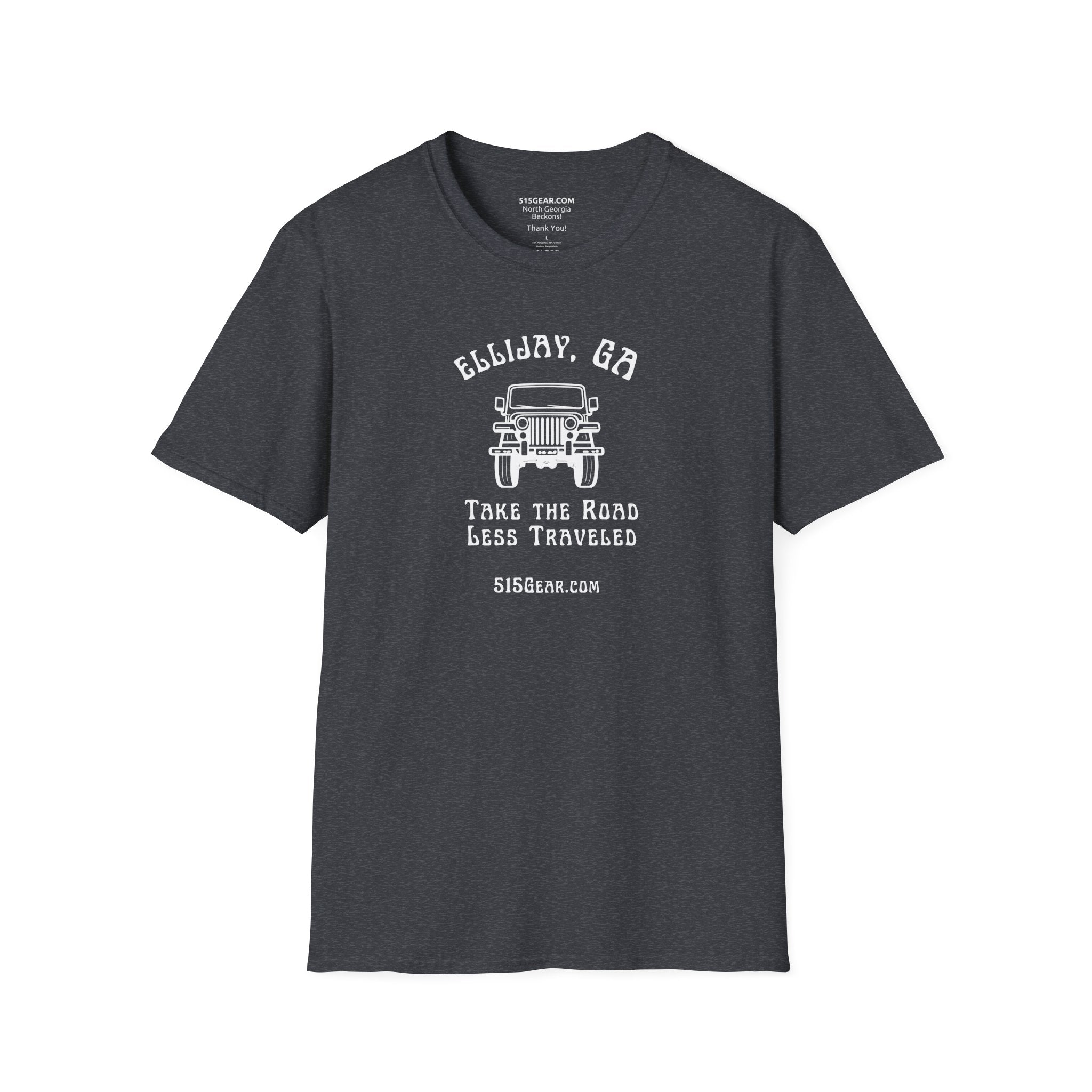 Ellijay, Take The Road Less Traveled - Off Roading Tee