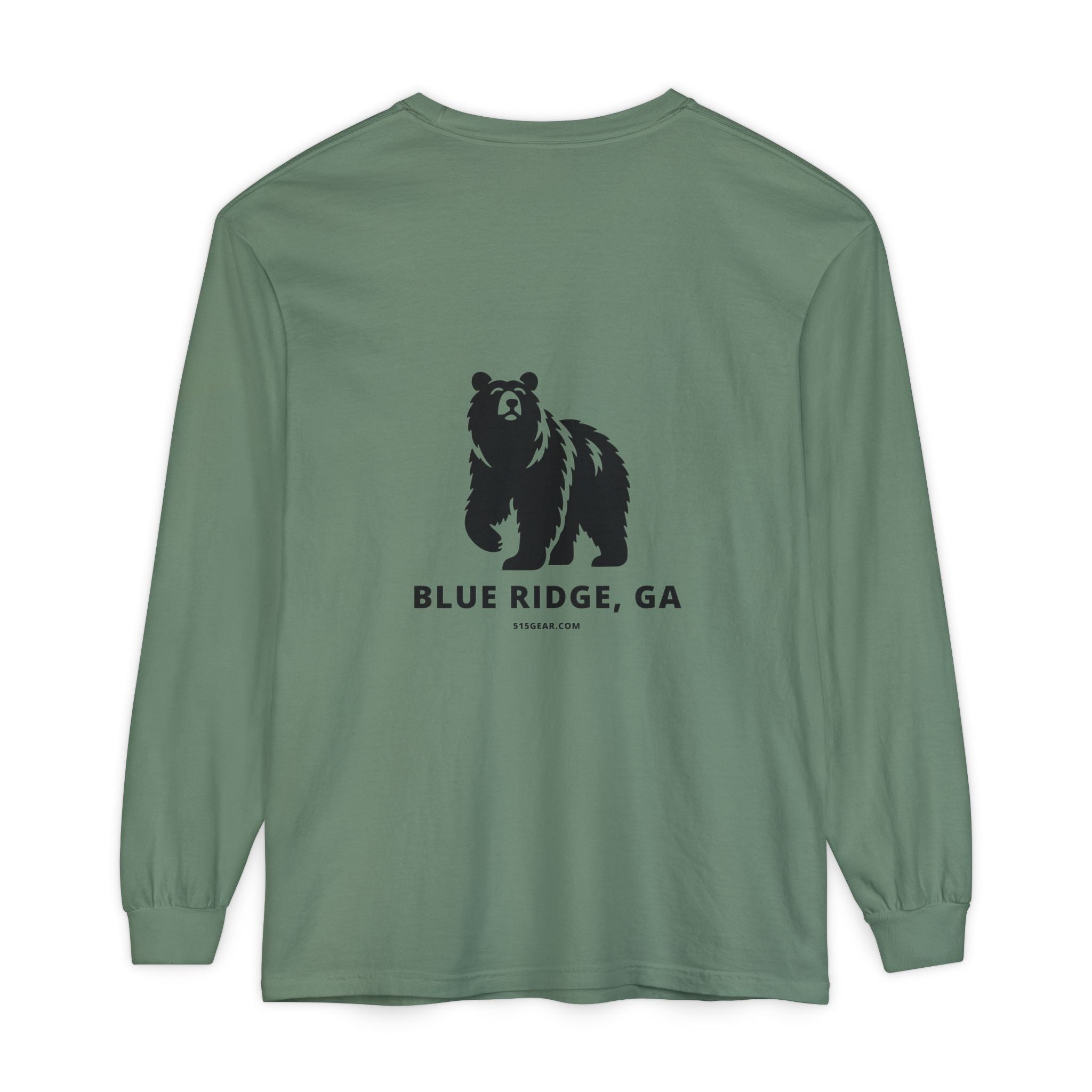Unisex Adult Long Sleeve T-shirt, Bear Design by 515Gear.com | Blue Ridge, GA | Please don't feed the bears!