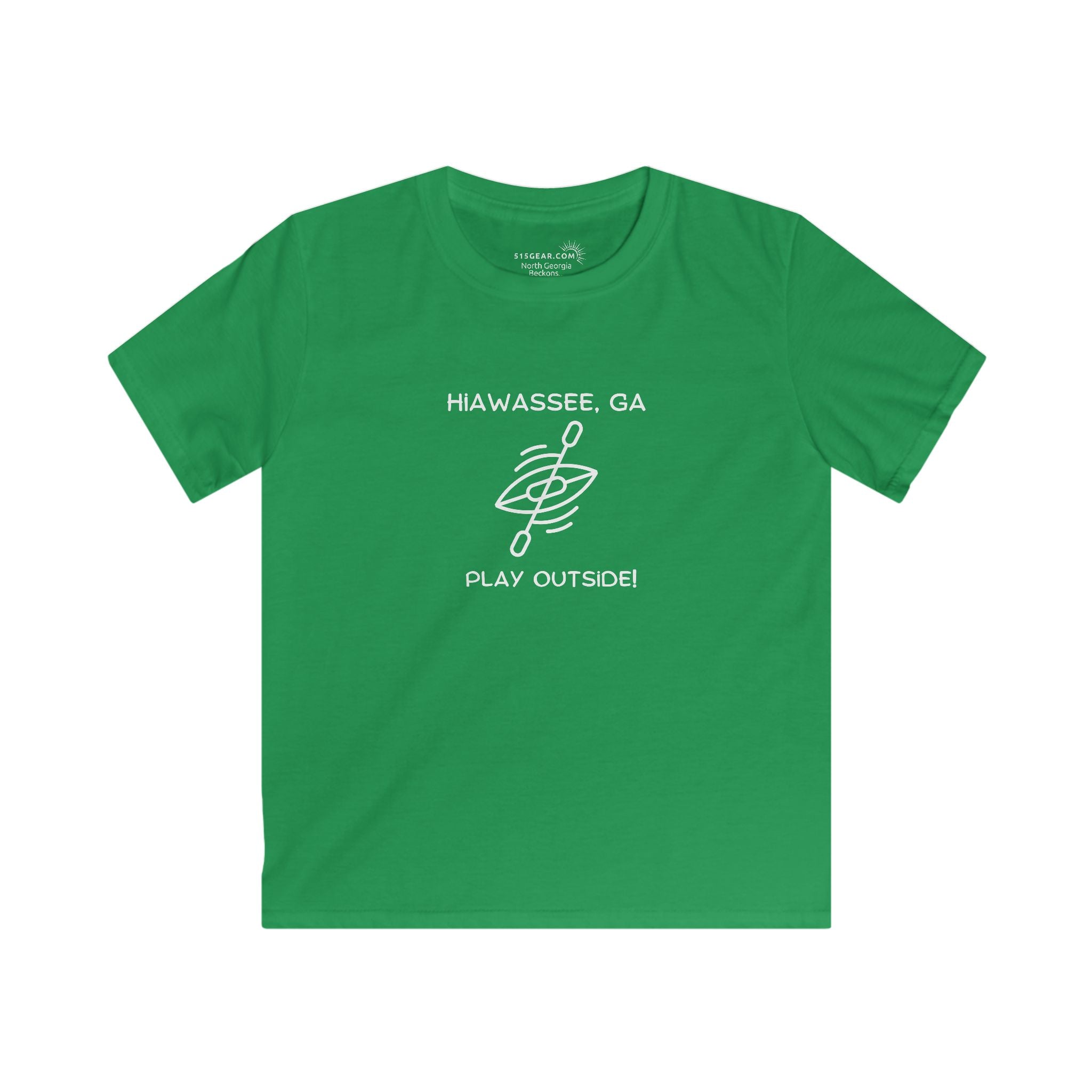 Kid’s T-Shirt, North GA Kayaking by 515Gear.com | Hiawassee, GA | Play Outside!