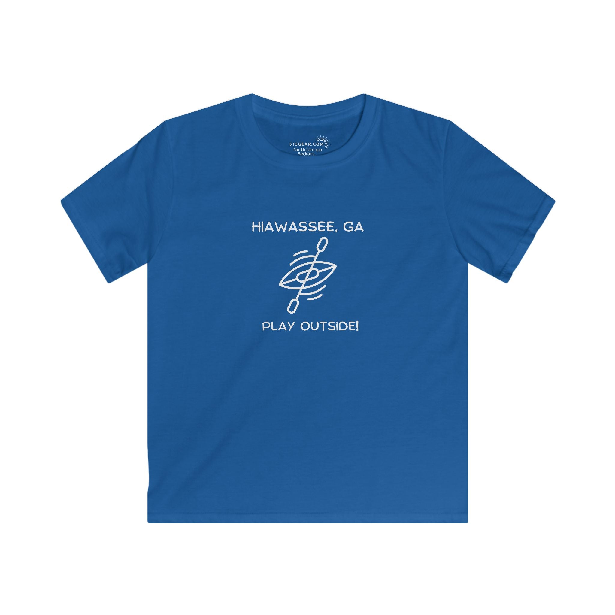 Kid’s T-Shirt, North GA Kayaking by 515Gear.com | Hiawassee, GA | Play Outside!