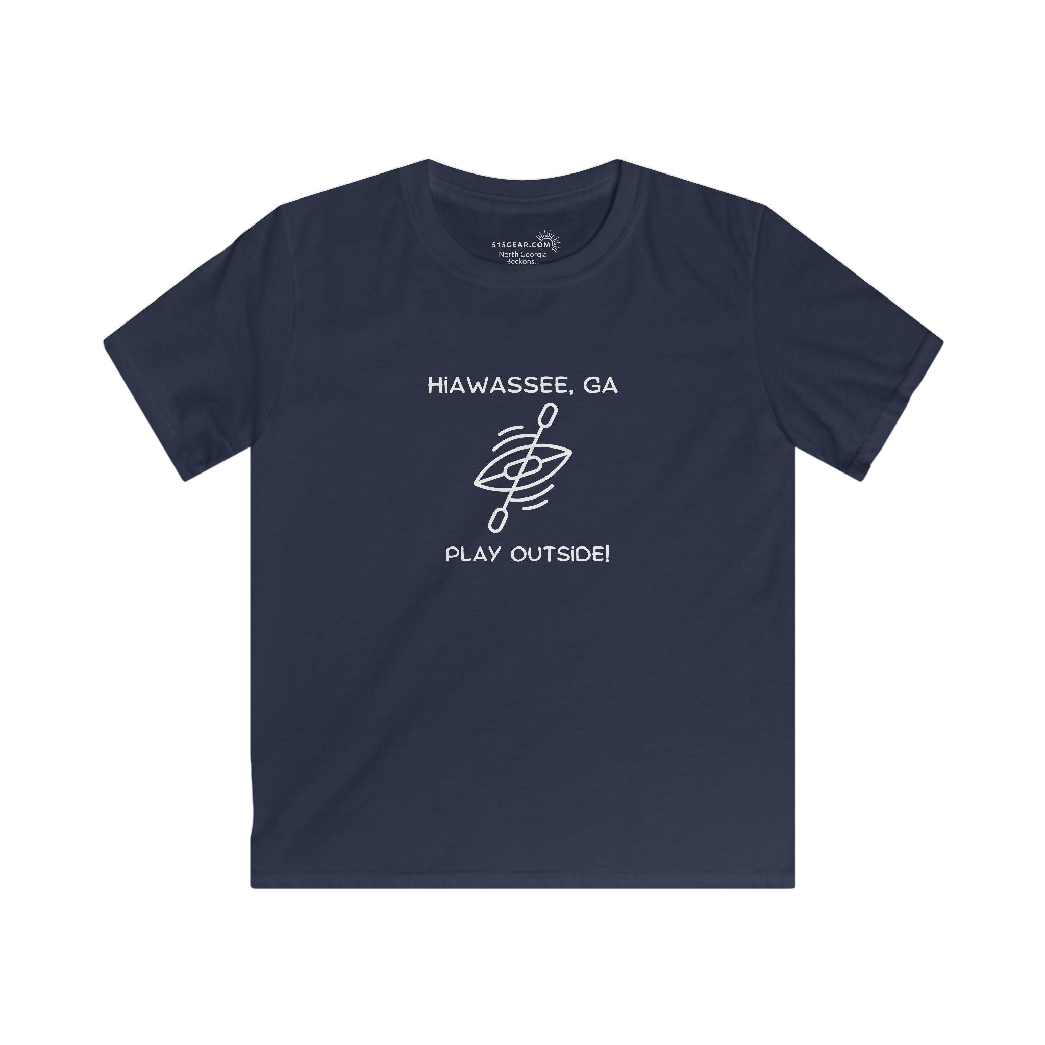 Kid’s T-Shirt, North GA Kayaking by 515Gear.com | Hiawassee, GA | Play Outside!