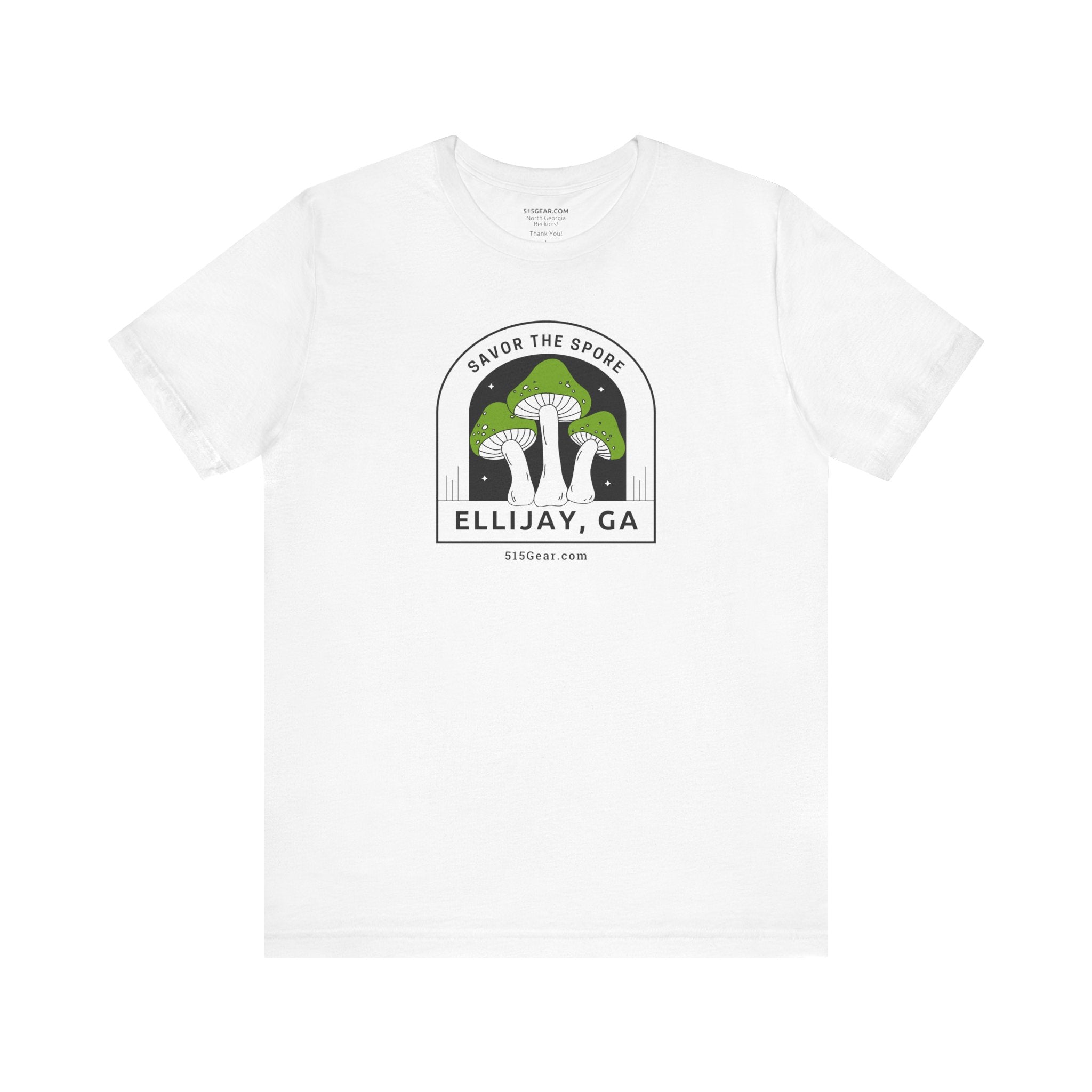Unisex Adult T-shirt, by 515Gear.com | Ellijay, GA | Savor the Spore!