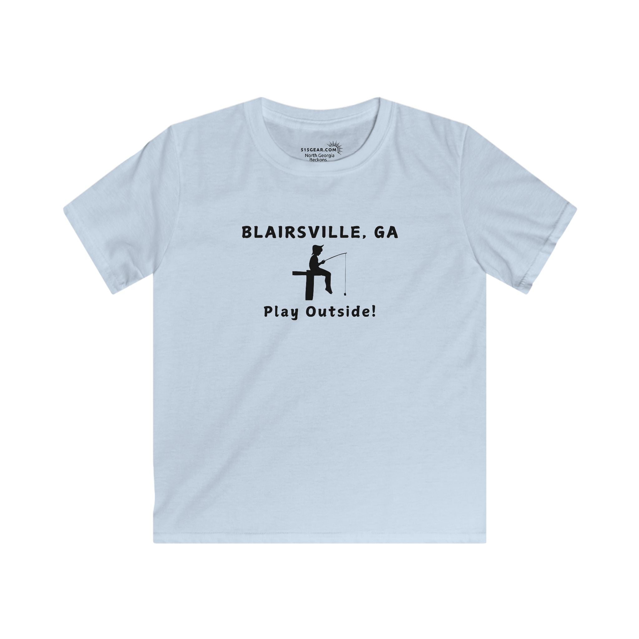 Kid’s T-Shirt, North GA Fishing Adventure by 515Gear.com | Blairsville, GA | Play Outside!