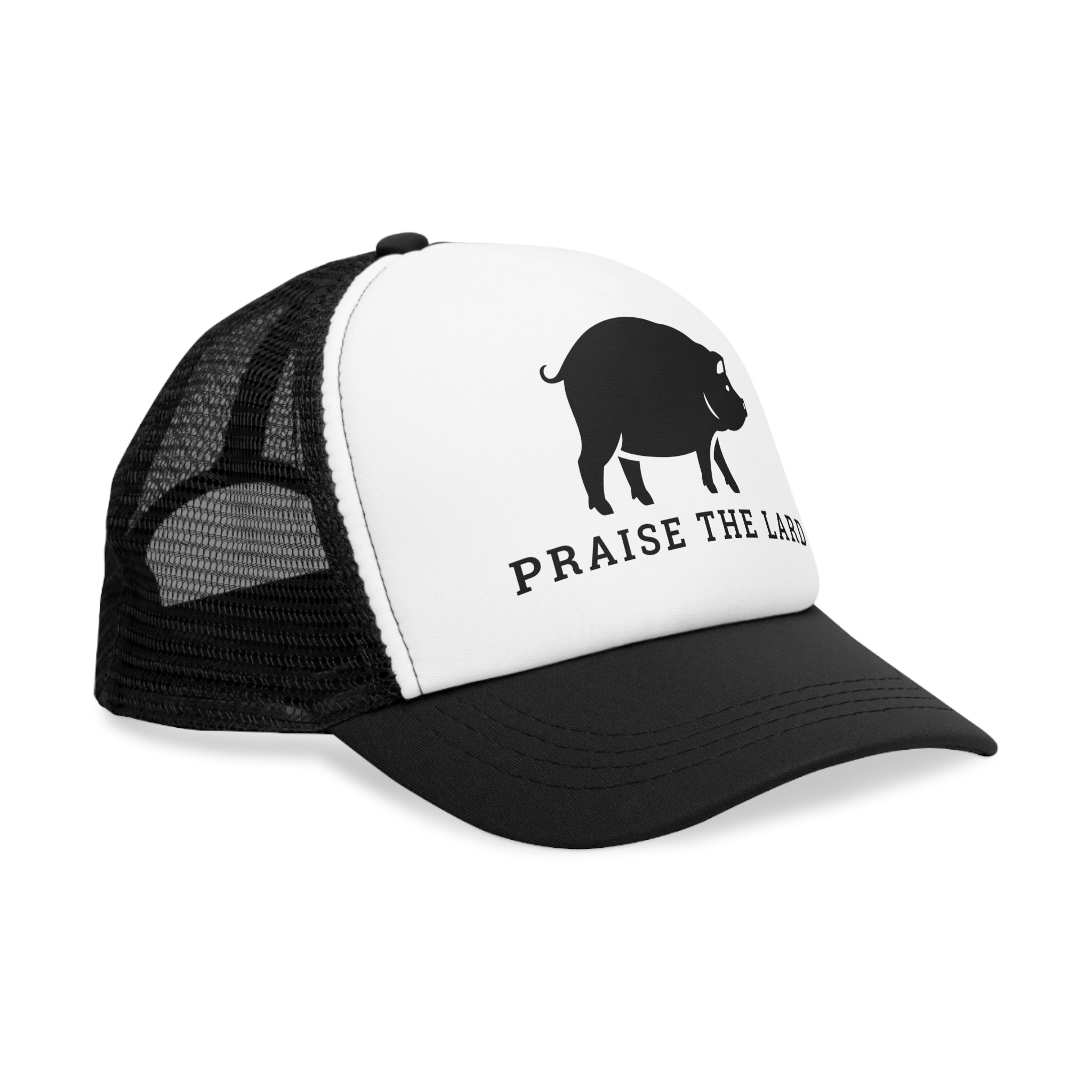 Trucker cap, Praise the Lard Design, by 515Gear.com | Hiawassee, GA | When Pigs Fly