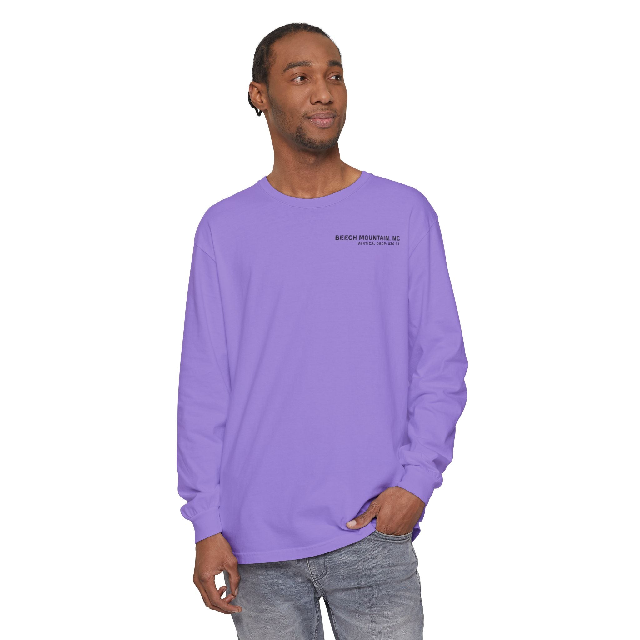 Beech Mountain, NC – 5506 Summit (v2) Comfort Colors® Long-Sleeve Tee