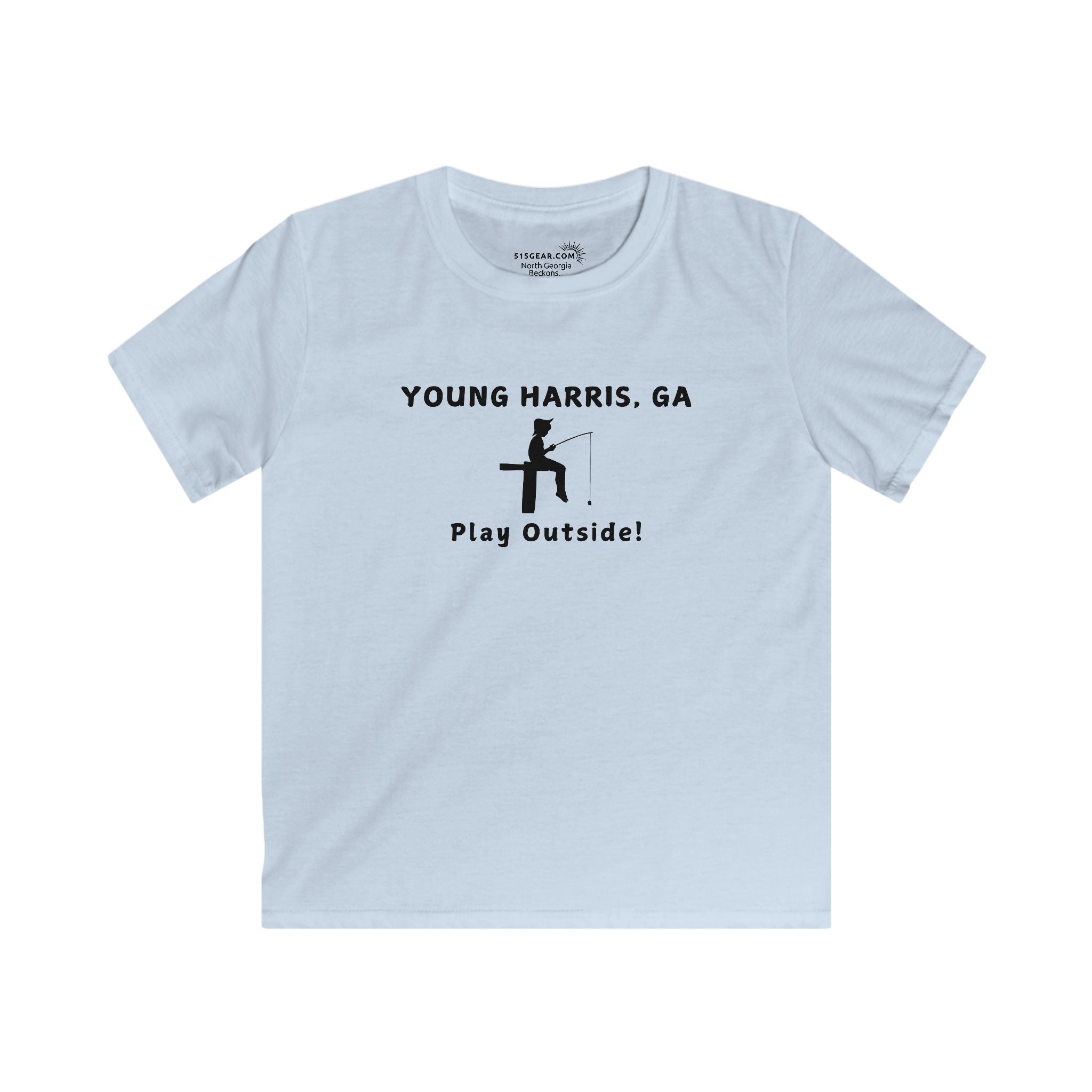 Kid’s T-Shirt, North GA Fishing Adventure by 515Gear.com | Young Harris, GA | Play Outside!