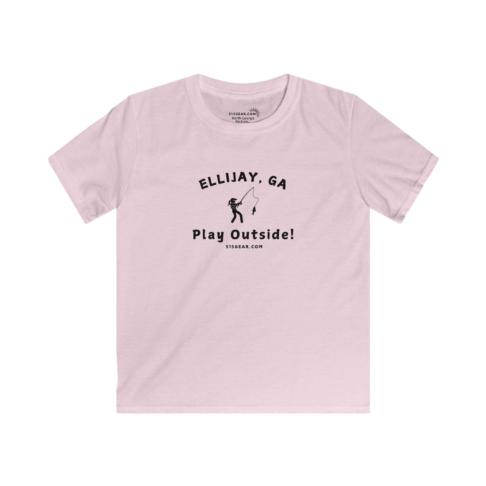 Kid’s T-Shirt, North GA Angler Adventure by 515Gear.com | Ellijay, GA | Play Outside!