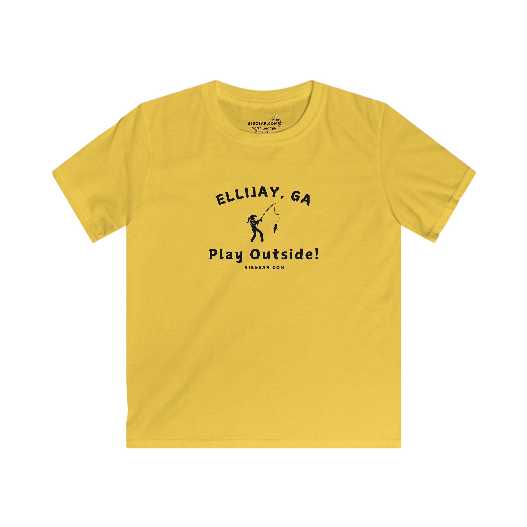 Kid’s T-Shirt, North GA Angler Adventure by 515Gear.com | Ellijay, GA | Play Outside!