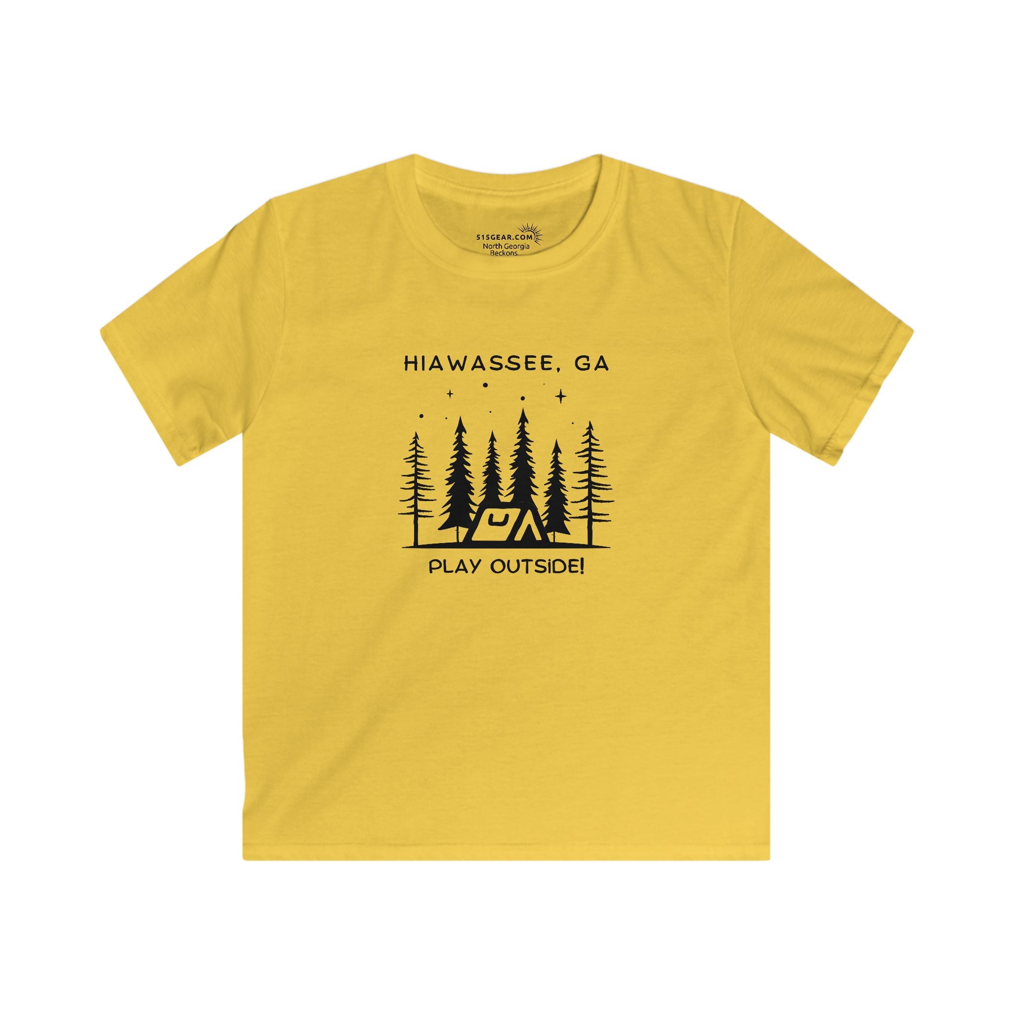 Kid’s T-Shirt, North GA Camping, by 515Gear.com | Hiawassee, GA | Play Outside!