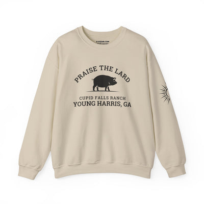 Sweatshirt, Praise the Lard Design, 515Gear.com | Young Harris, GA | Cupid Falls Ranch