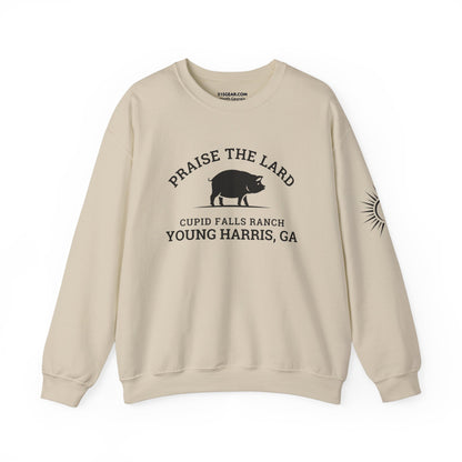Sweatshirt, Praise the Lard Design, 515Gear.com | Young Harris, GA | Cupid Falls Ranch