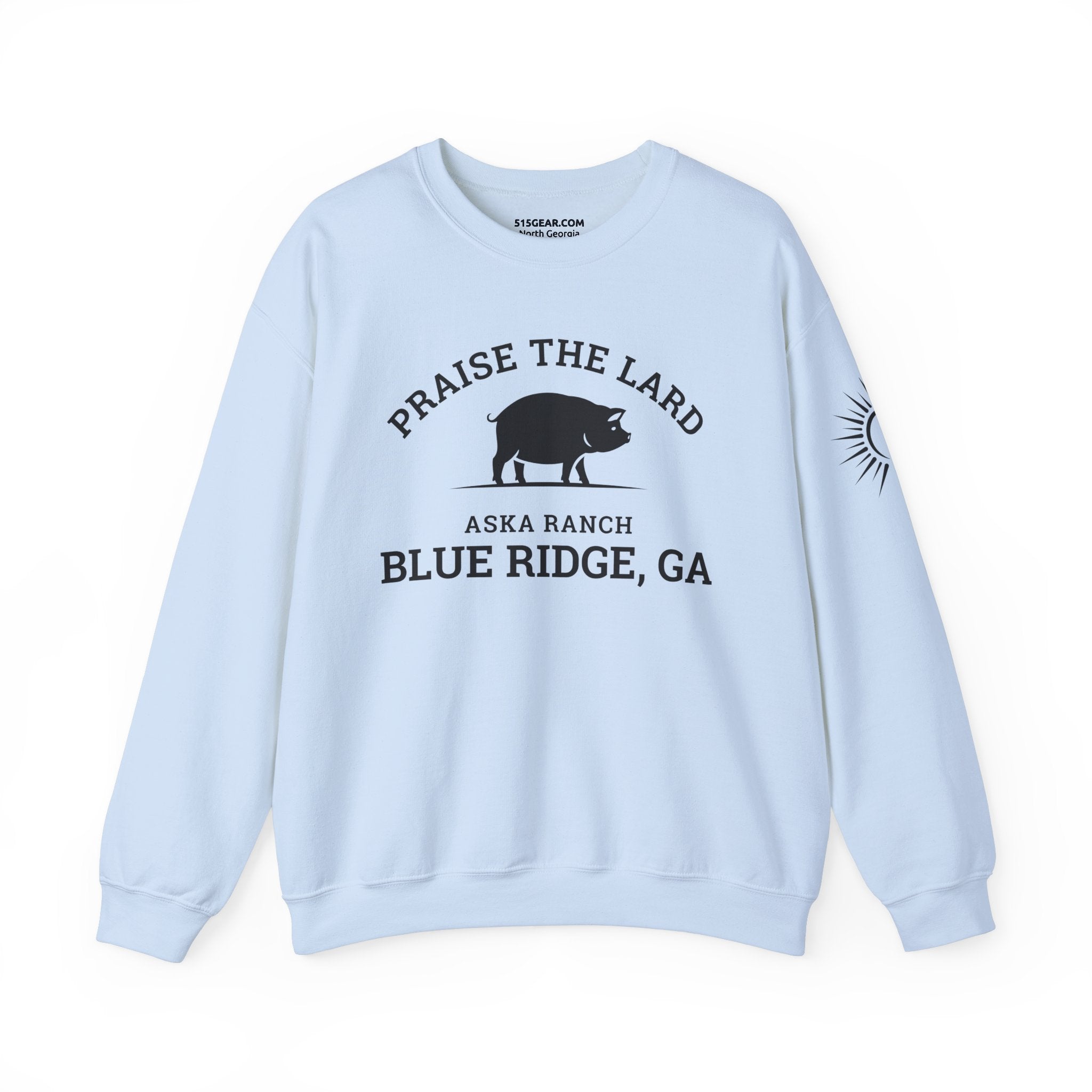 Blue Ridge, Praise the Lard, Aska Ranch - Heavy Blend™ Crewneck Sweatshirt