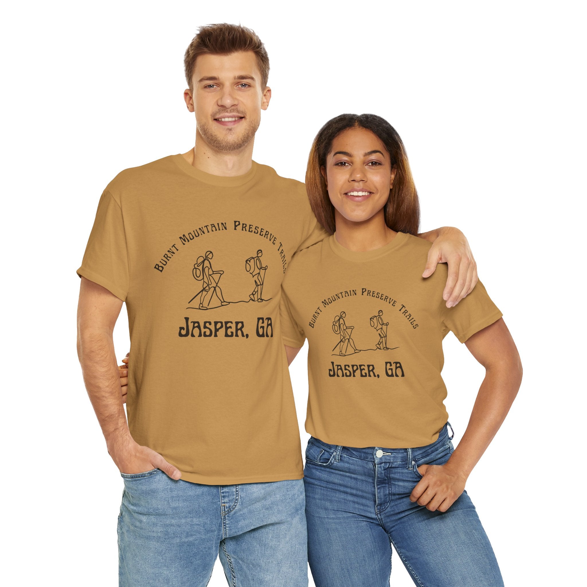 Burnt Mountain Preserve Trails, Unisex Heavy Cotton Tee