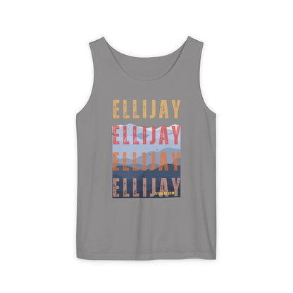 unisex tank-top, mountains graphic, by 515 Gear | Ellijay, GA | cotton tank perfect for casual hikes and workouts