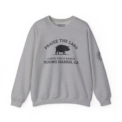 Sweatshirt, Praise the Lard Design, 515Gear.com | Young Harris, GA | Cupid Falls Ranch