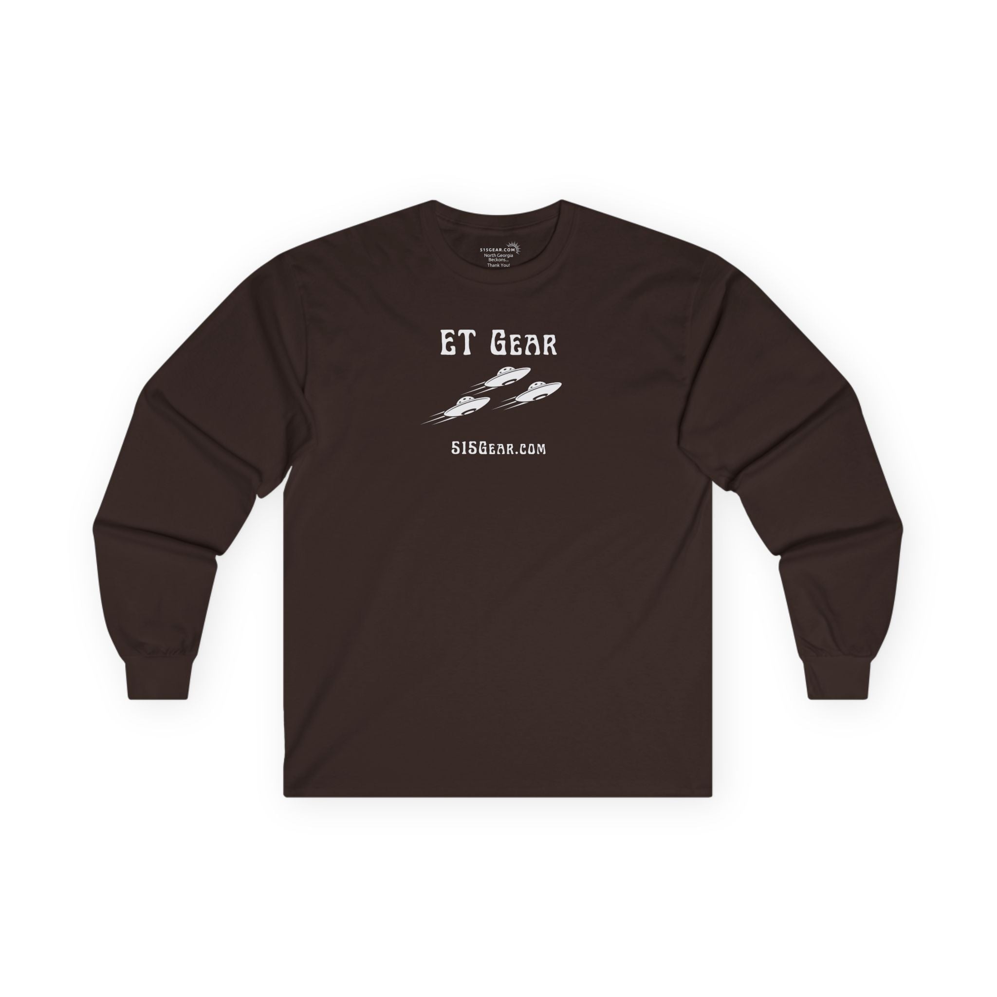 Unisex Adult Long-Sleeve T-shirt, Flying Saucer design | by 515Gear.com | Call Mulder and Scully!