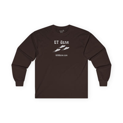 Unisex Adult Long-Sleeve T-shirt, Flying Saucer design | by 515Gear.com | Call Mulder and Scully!