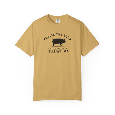 Praise the Lard, Amy Creek Farm, Ellijay - Comfort Colors Unisex Garment-Dyed T-shirt