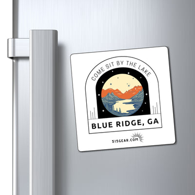Refrigerator Magnet, by 515Gear.com | Blue Ridge, GA | Come Sit by the Lake!