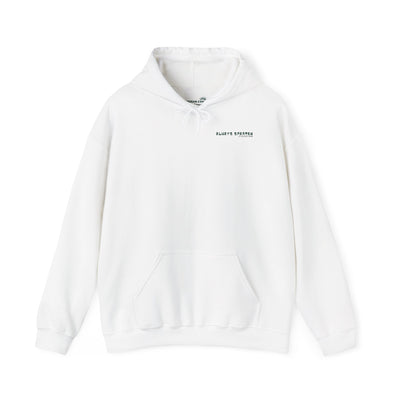 White hoodie with Always Spartan text