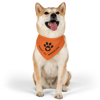 Dog Bandana, by 515 Gear.com | Ellijay, GA |  Orange Bling for your favorite pup!