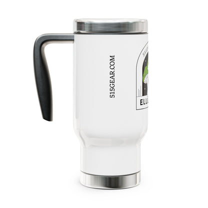 Ellijay- Stainless Steel Travel Mug with Handle, 14oz