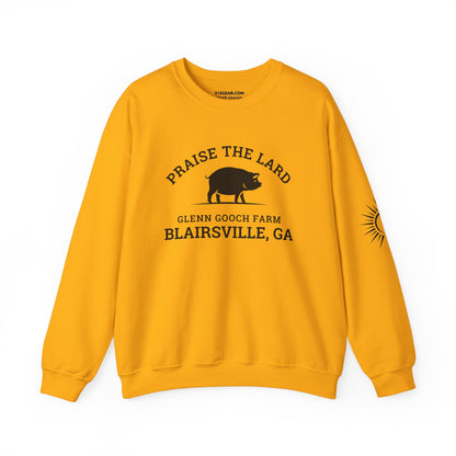 Sweatshirt, Praise the Lard Design, 515Gear.com | Blairsville, GA | Glenn Gooch Farm