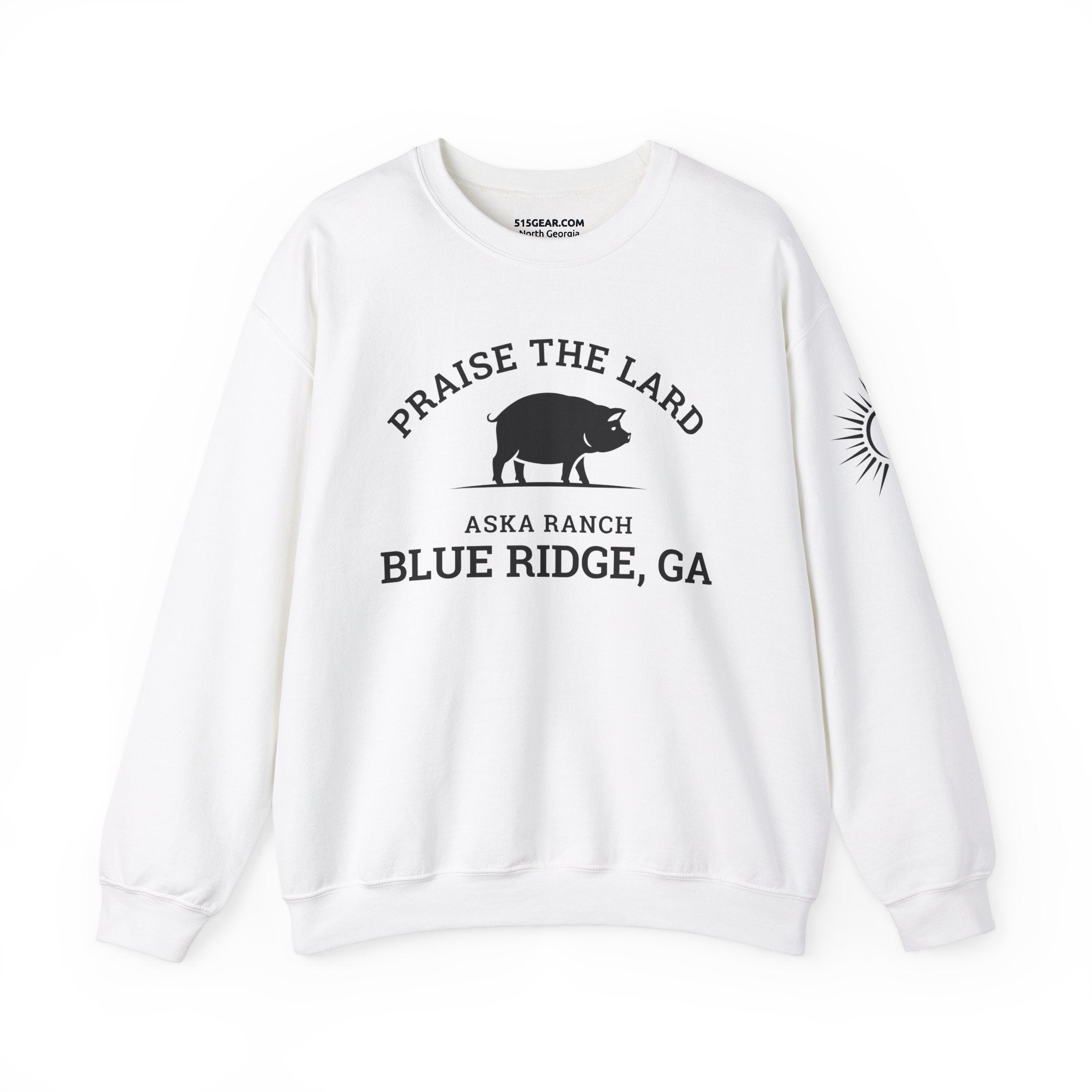 Blue Ridge, Praise the Lard, Aska Ranch - Heavy Blend™ Crewneck Sweatshirt