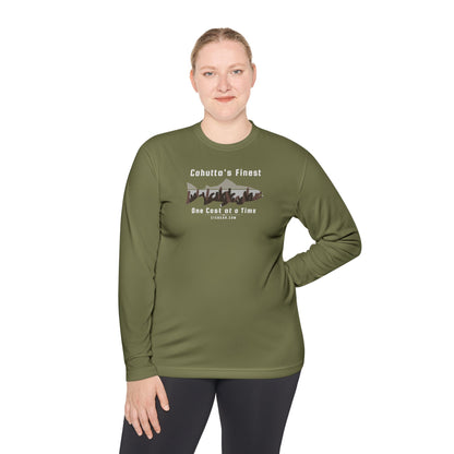 Cohutta’s Finest - One Cast at a Time - Unisex, Performance Long Sleeve T-Shirt