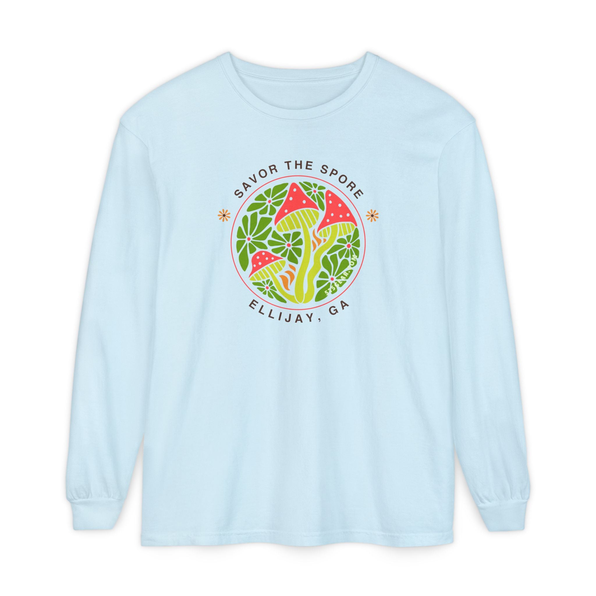 Savor the Spore – Ellijay, GA Unisex Long-Sleeve Tee