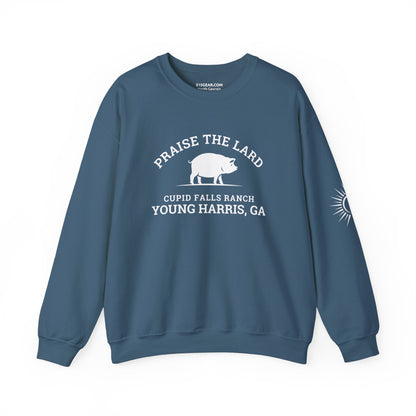 Sweatshirt, Praise the Lard Design, by 515Gear.com | Young Harris, GA | Cupid Falls