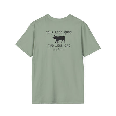 unisex adult t-shirt, satirical reference for “Orwellian” lovers | 515Gear.com | anyone love Animal Farm?