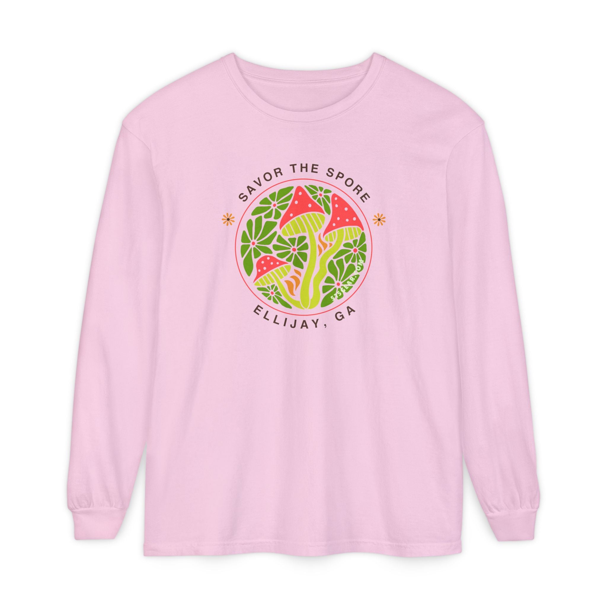 Savor the Spore – Ellijay, GA Unisex Long-Sleeve Tee