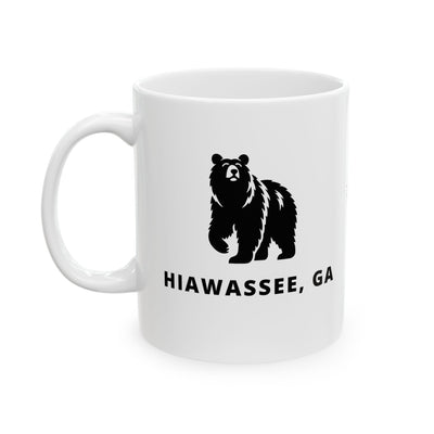 Mug, Black Bear Graphic, by 515Gear.com | Hiawassee, GA | Don’t feed the bears!