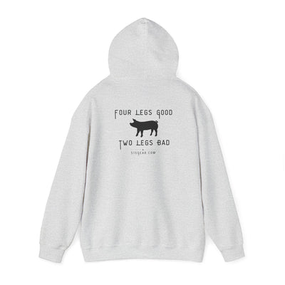unisex adult hoodie, satirical reference for “Orwellian” lovers | 515Gear.com | anyone love Animal Farm?