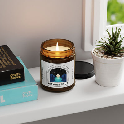 Soy Candle, 9 ounces, Nature Up High & Down Low design by 515Gear.com | Hiawassee, GA | aromatherapy for you!