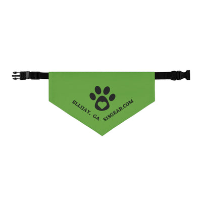 Dog Bandana, by 515 Gear.com | Ellijay, GA |  Green Bling for your favorite pup!