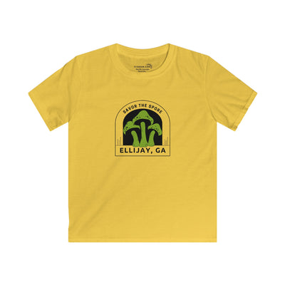 Kid’s T-Shirt, Savor the Spore by 515Gear.com | Ellijay, GA | Have good morels!